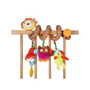 آویز عروسکی مارپیچ شیر skk baby