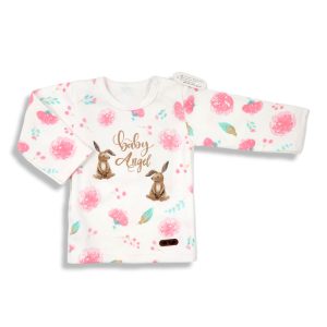 بلوز آستین بلند طرح دو خرگوش تیک تاک Tik Tak