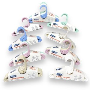 چوب لباسی شش عددی رنگی