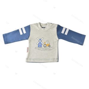 بلوز آستین بلند طرح فارمر لوپتو