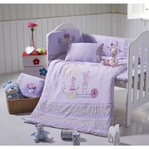 سرویس خواب نوزاد فیل و جغد بنفش کارترلیب CARTERLIEBE