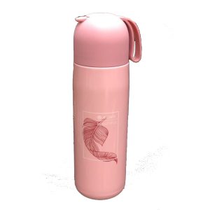 فلاسک استیل 270 میل بدون جعبه طرح برگ Jinli