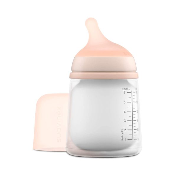 شیشه شیر آنتی کولیک 180 میل Teat Breastfeeding Adaptable سواوینکس Suavinex