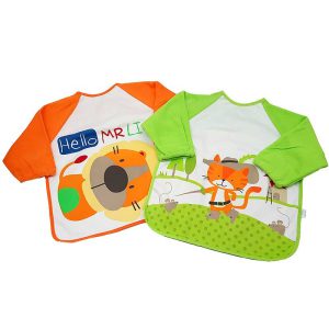 پیشبند آستین دار حوله ای طرح حیوانات اسکیپ هاپ Skip Hop