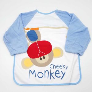 پیشبند آستین دار حوله ای طرح میمون اسکیپ هاپ Skip Hop