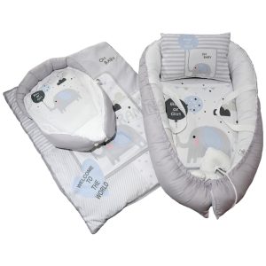 ست رخت خواب چهار تکه طرح فیل دلی Deli