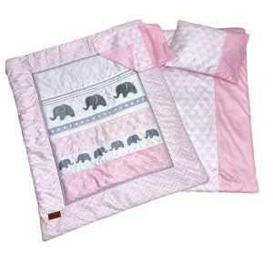 سرویس رختخواب 4 تکه نوزادی طرح فیل لیزا Lisa