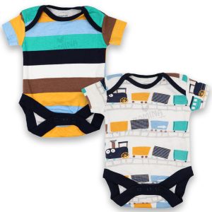 بادی کوتاه تکی پسرانه سایز 00 کد C16 مامازپاپاز Mamas Papas