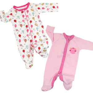 سرهمی جوراب دار دخترانه سایز 6 تا 9 ماه ماماز پاپاز Mamas papas