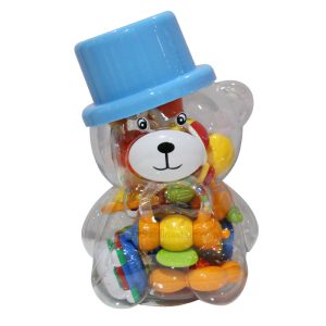 پک جغجغه طرح خرس کلاه کج