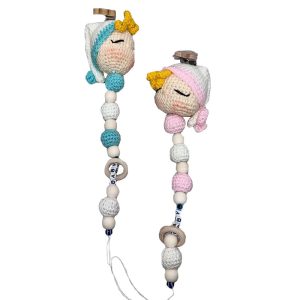 بند پستانک بافتنی رنگی