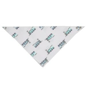 پیشبند سه گوش طرح دار نوزادی