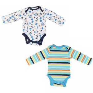 بادی آستین بلند تکی سایز 0 تا 3 ماه ماماز پاپاز Mamas Papas