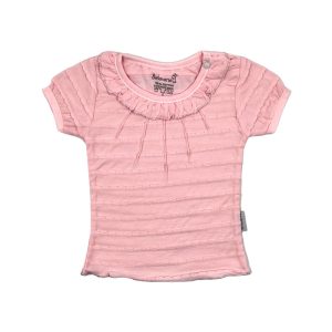 بلوز آستین کوتاه دخترانه طرح پرنسس به آوران Behavaran