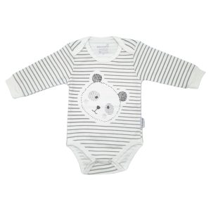 زیر دکمه دار آستین بلند نوزاد طرح پاندا به آوران Behavaran