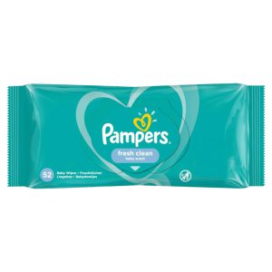 دستمال مرطوب کودک 52 عددی fresh clean پریما پمپرز Prima Pampers
