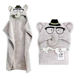 پتو دورپیچ کلاه دار عروسکی نوزاد طرح حیوانات ایس ایز Isiz