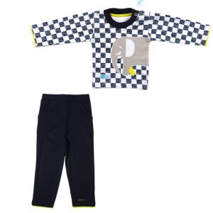 بلوز آستین بلند و شلوار پسرانه طرح فیل تیک تاک Tik Tak