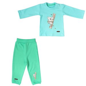 بلوز آستین بلند و شلوار پسرانه طرح درخت و کوآلا تیک تاک Tik Tak