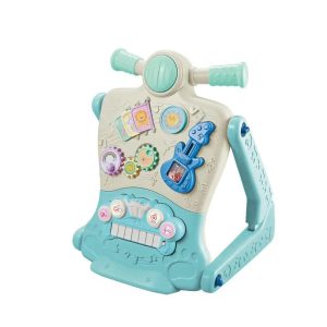 واکر و میز بازی موزیکال 3 کاره کودک سبزآبی