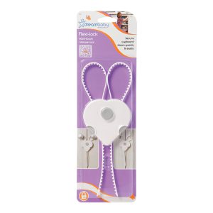 قفل ضربدری کمد و کابینت سفید دریم بیبی Dreambaby