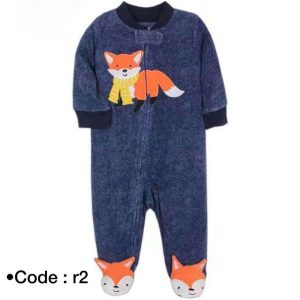 سرهمی بدون جوراب نوزاد پسرانه طرح روباه کارترز Carters