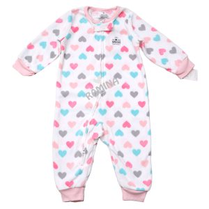 سرهمی بدون جوراب نوزاد دخترانه طرح قلبی کارترز Carters