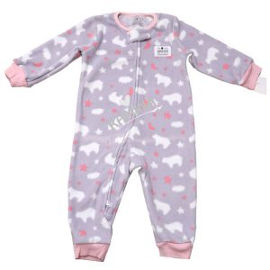 سرهمی بدون جوراب نوزاد دخترانه طرح خرس کارترز Carters