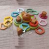 پازل چوبی اشکال طرح کرم شب تاب اوپس Oops