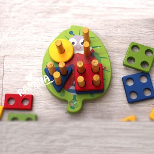 پازل چوبی طرح کفشدوزک اوپس Oops