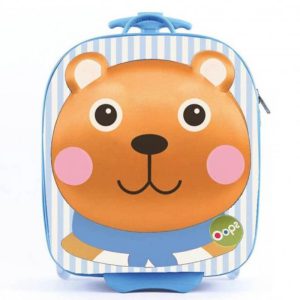 چمدان چرخ دار کودک طرح خرس اوپس Oops