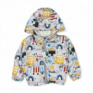 سوییشرت کلاه دار کودک طرح ماشین ایپک