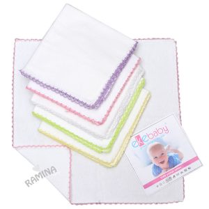دستمال حوله ای نوزاد 10 عددی سایز بزرگ اک بیبی Ekebaby
