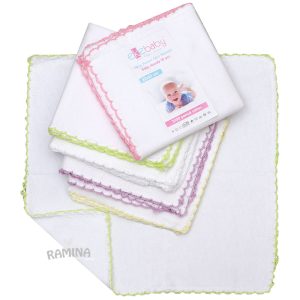دستمال حوله ای نوزاد 10 عددی سایز کوچک اک بیبی Ekebaby