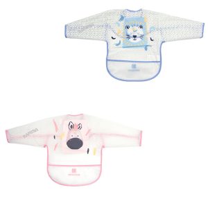 پیشبند مشمایی آستین دار نوزاد