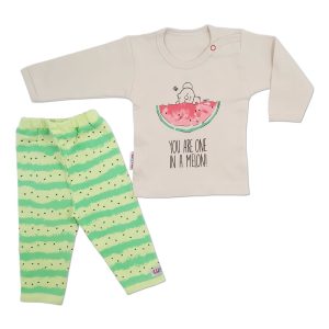 ست بلوز آستین بلند و شلوار دخترانه یلدا طرح کوآلا لوپتو luppeto