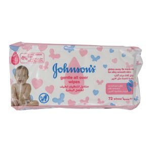 دستمال مرطوب کودک 72 عددی جانسون Johnson's
