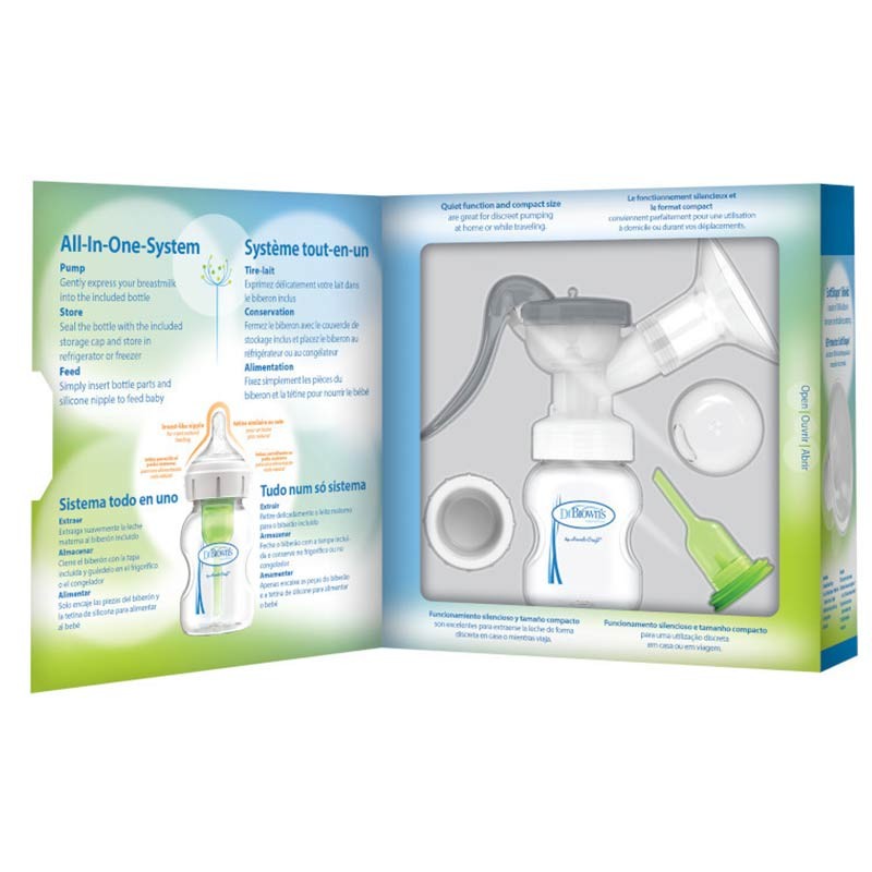 شیردوش دستی سیلیکونی مدل Manual دکتر براون Dr Brown’s