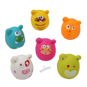 عروسک وان حمام حیوانات رنگی