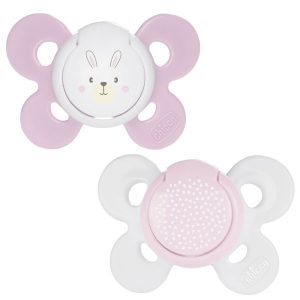 پستانک ارتودنسی پروانه ای 6-0 ماه صورتی فیزیو کامفورت چیکو Chicco