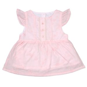 سارافون نوزادی دخترانه شکوفه صورتی