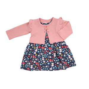 ست کت و بادی نوزادی دخترانه طرح موش