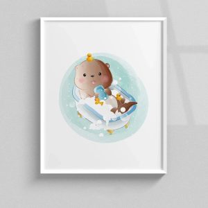 تابلو اتاق کودک طرح حیوانات