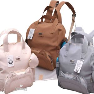 کوله پشتی لوازم نوزاد طرح گربه فندی Fendy