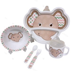 ظرف غذای ملامین کودک طرح فیل لمون Lemon