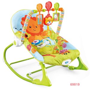 نی نی لای لای موزیکال دو کاره طرح شیر HU baby