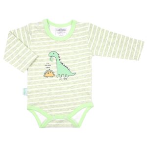 زیر دکمه دار آستین بلند نوزاد طرح دینو لوپتو luppeto