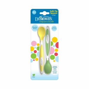 قاشق سیلیکونی نوزاد بسته 2 عددی دکتر براون Dr Brown’s