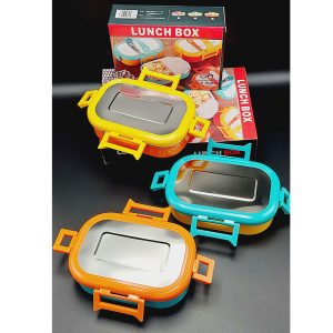 ظرف غذای لانچ باکس استیل رنگی