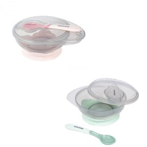 کاسه قاشق دار با پایه مکنده 250 میل کیکا بو kikka boo